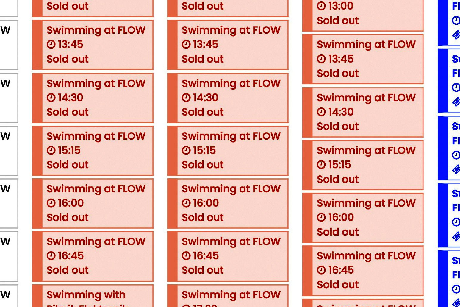 BOOKING IMPOSSIBLE?