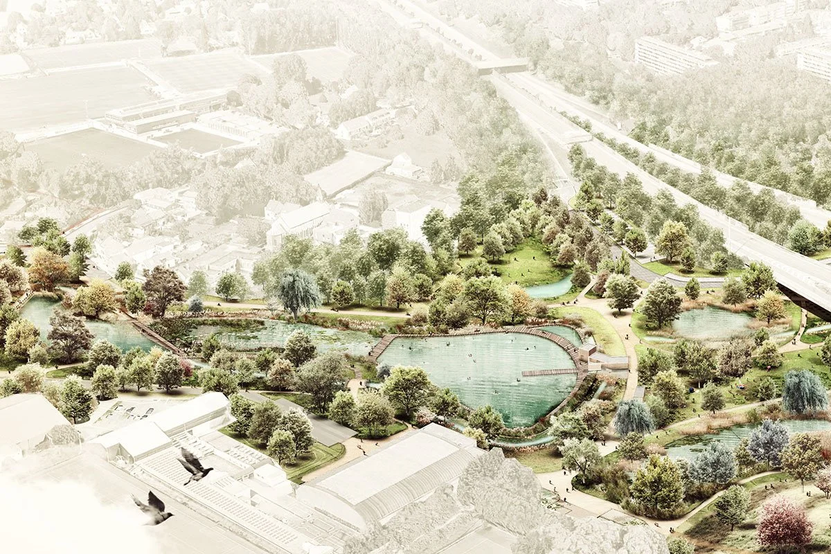 Swimming zone in the Park of Neerpede - Let yourself be heard!