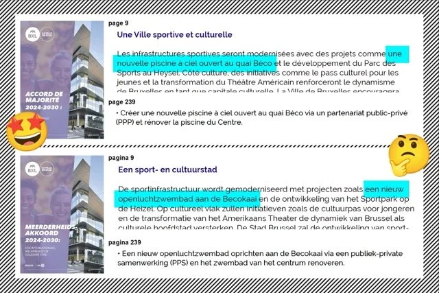 New Majority agreement of Brussels City