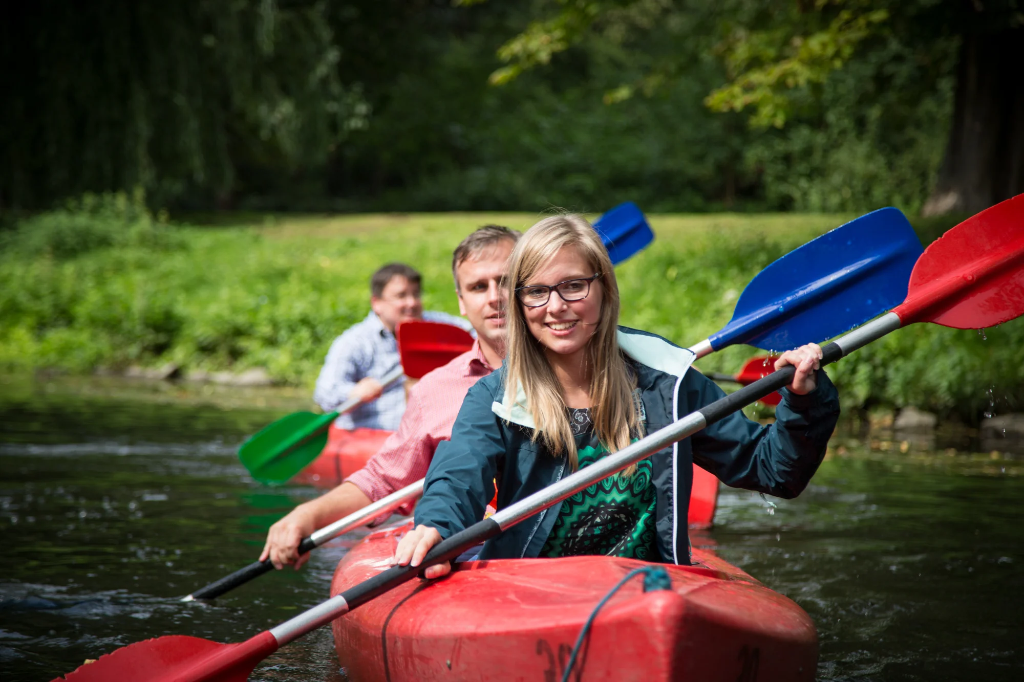 Spontane Kanutour auf der Oker