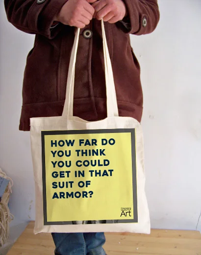 I'm a tote bag guy. God, I wanted this on a tote bag. 