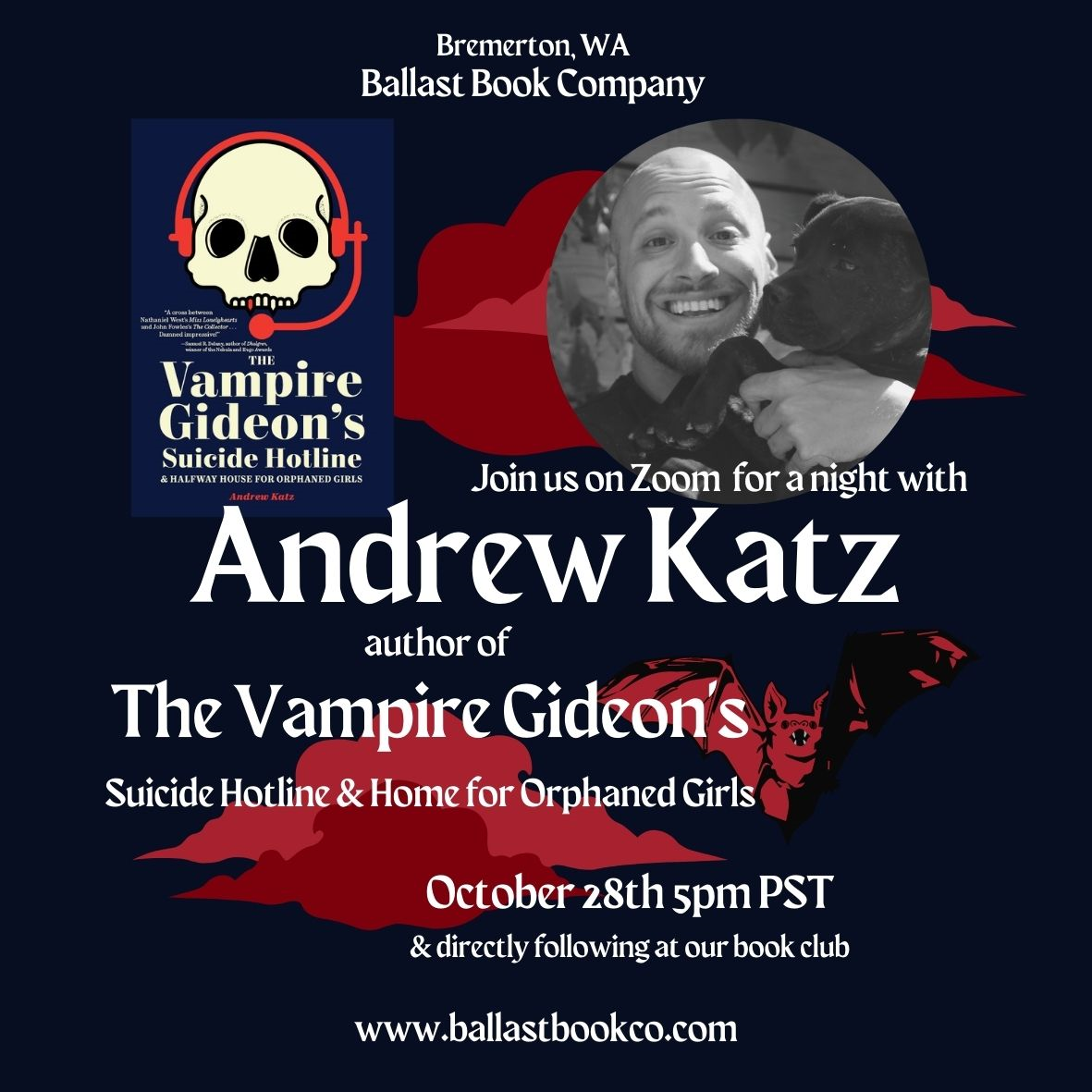 Andrew Katz at Ballast Book Co.