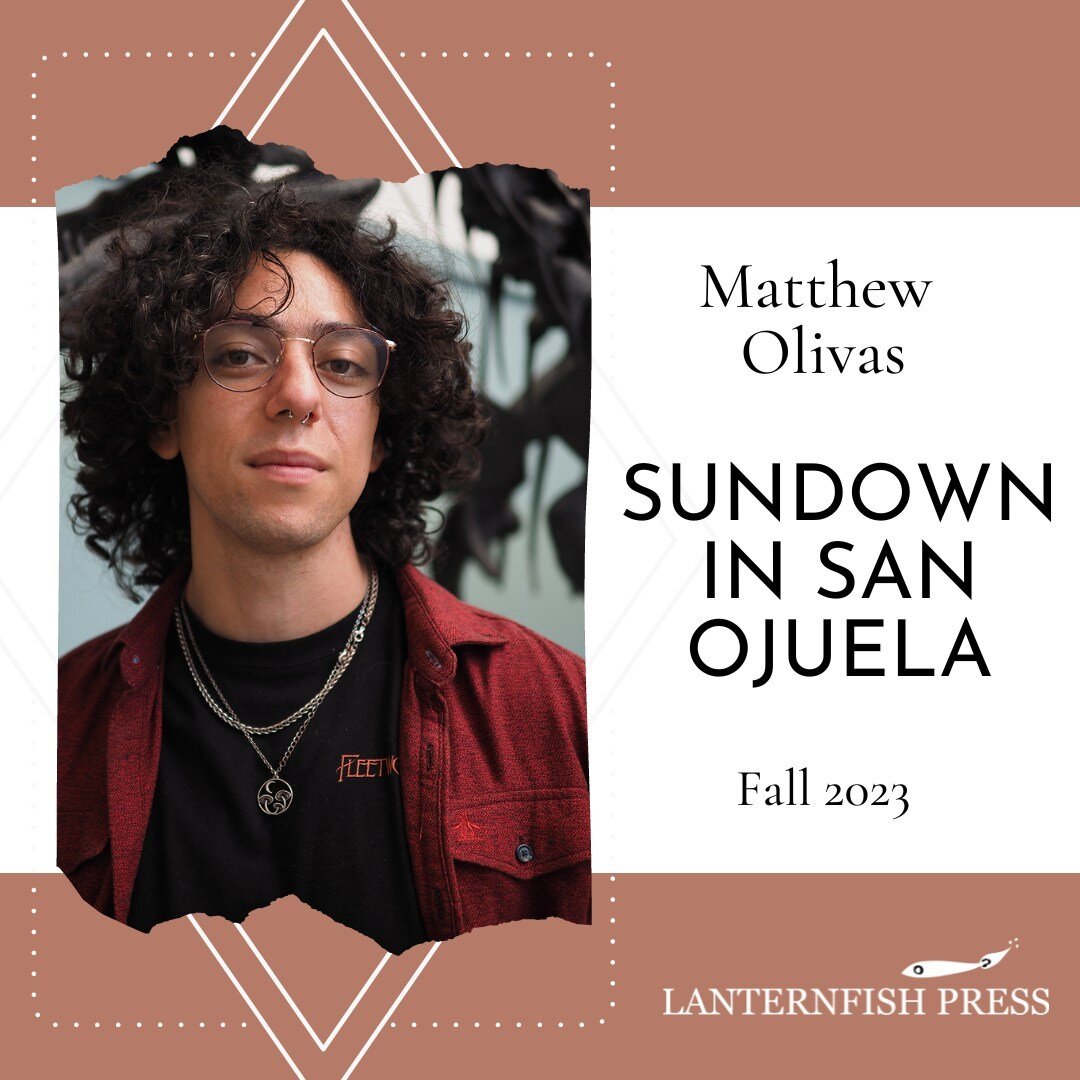 Lanternfish Press is pleased to announce the acquisition of Matthew Olivas&rsquo; debut novel, Sundown in San Ojuela, for publication in Fall 2023.⁠
⁠
When the death of her aunt brings Liz Remolina back to San Ojuela, the prospect fills her with drea