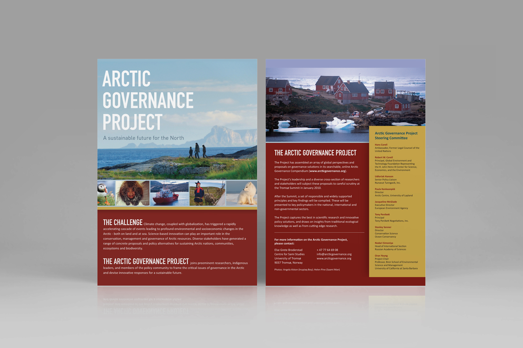 Brochure for The Arctic Governance Project