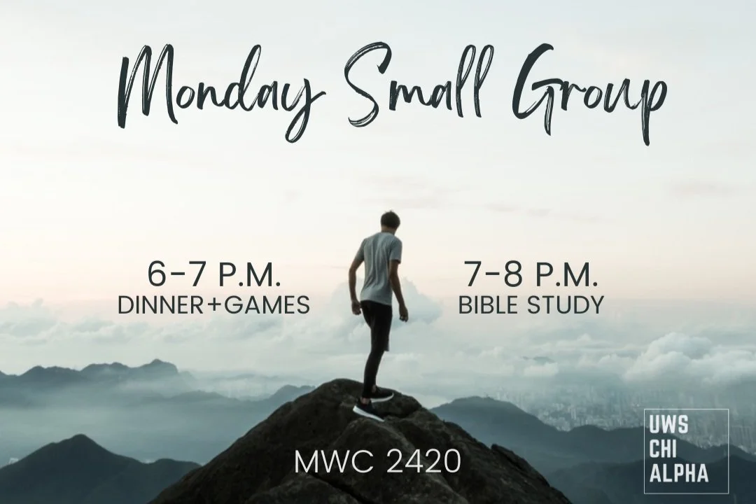 Small Groups — UW-Superior Chi Alpha