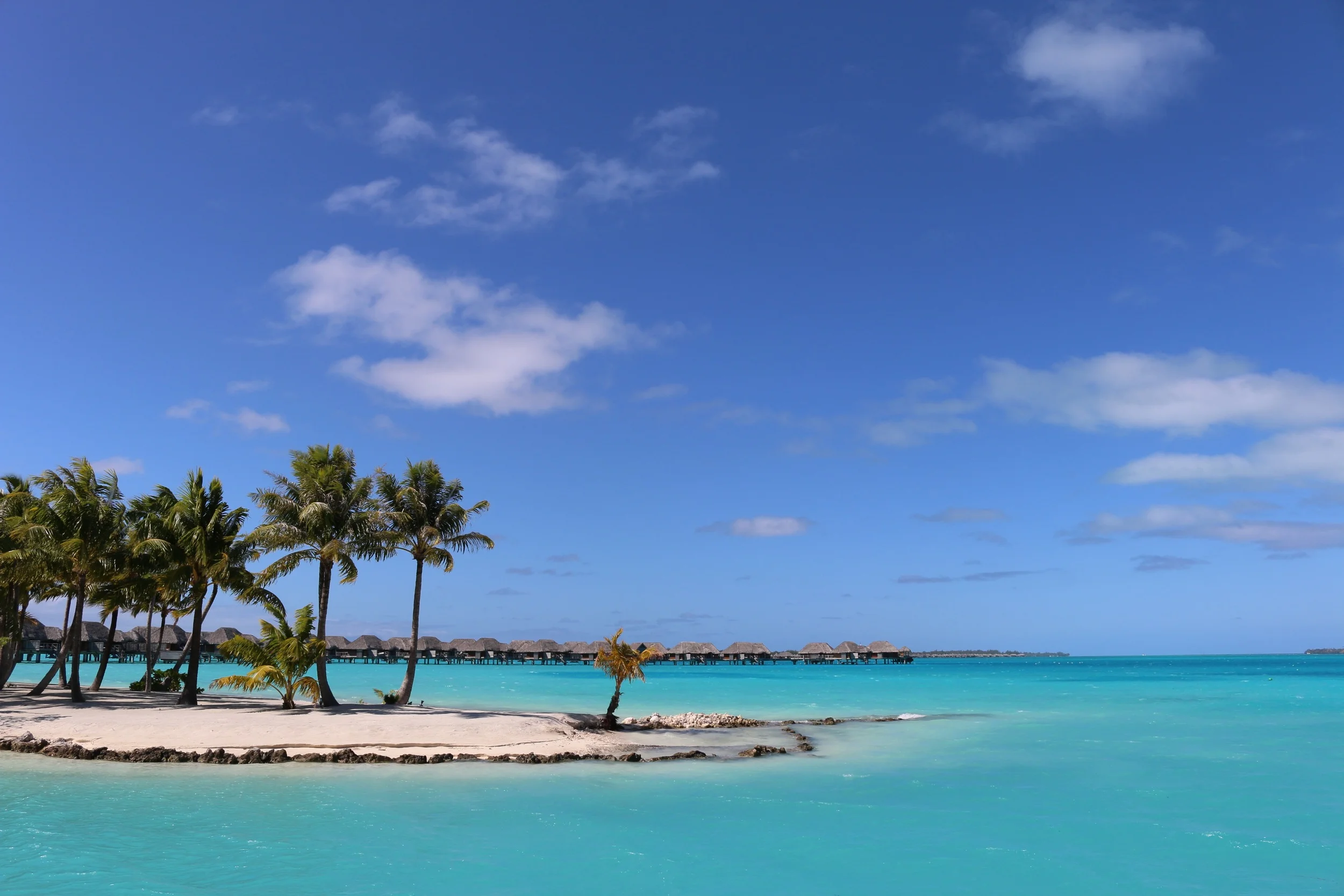 Bora Bora's brilliant blue waters: totally worth the hype. 