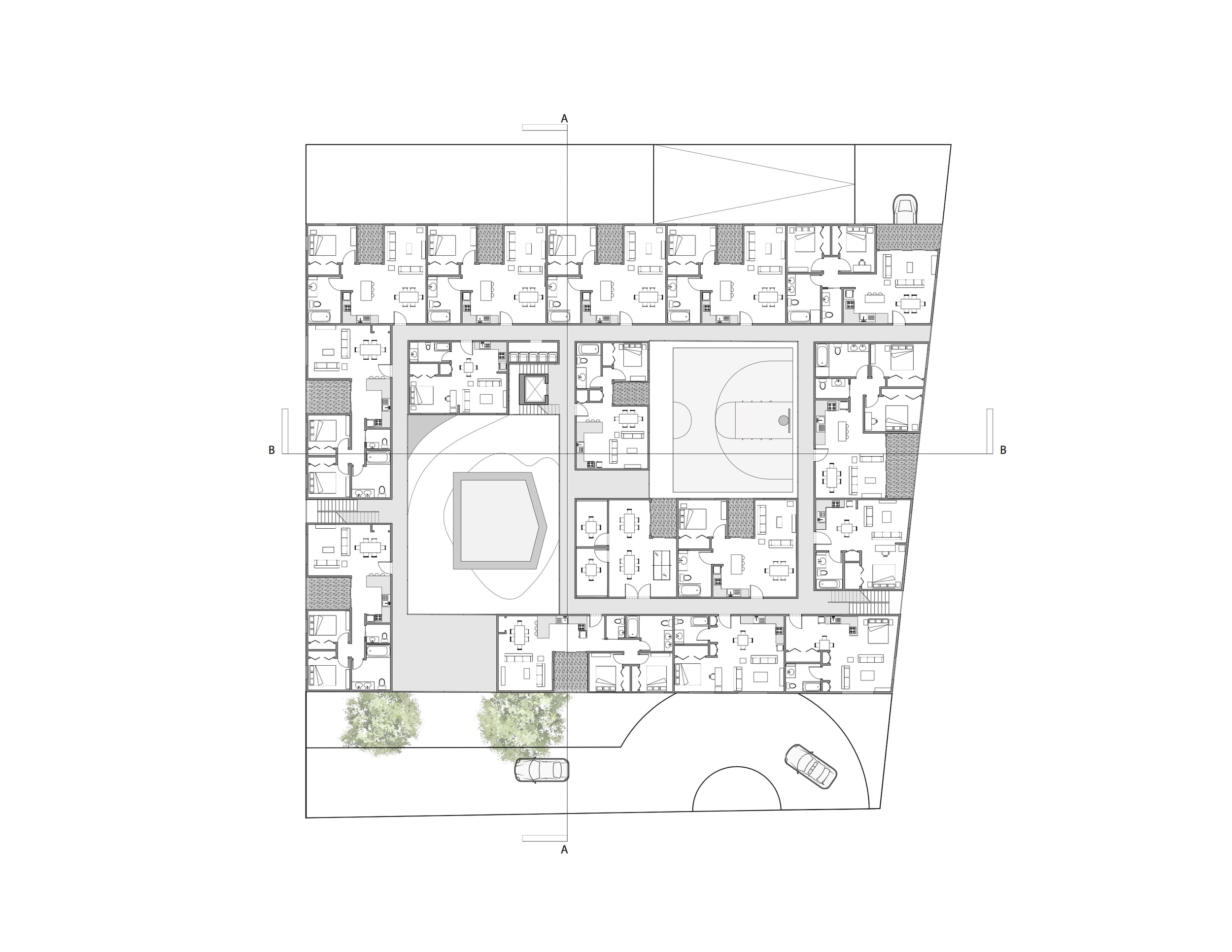  First floor housing plan 