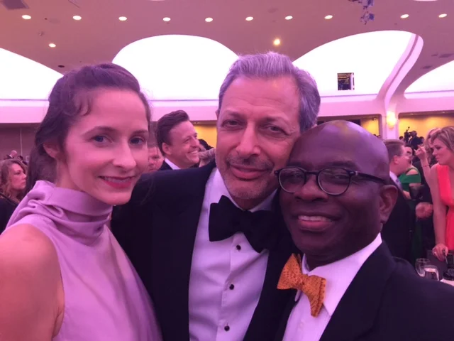 Actor Jeff Goldblum with Armstrong Williams at the White House Correspondents dinner. (Courtesy: Armstrong Williams)