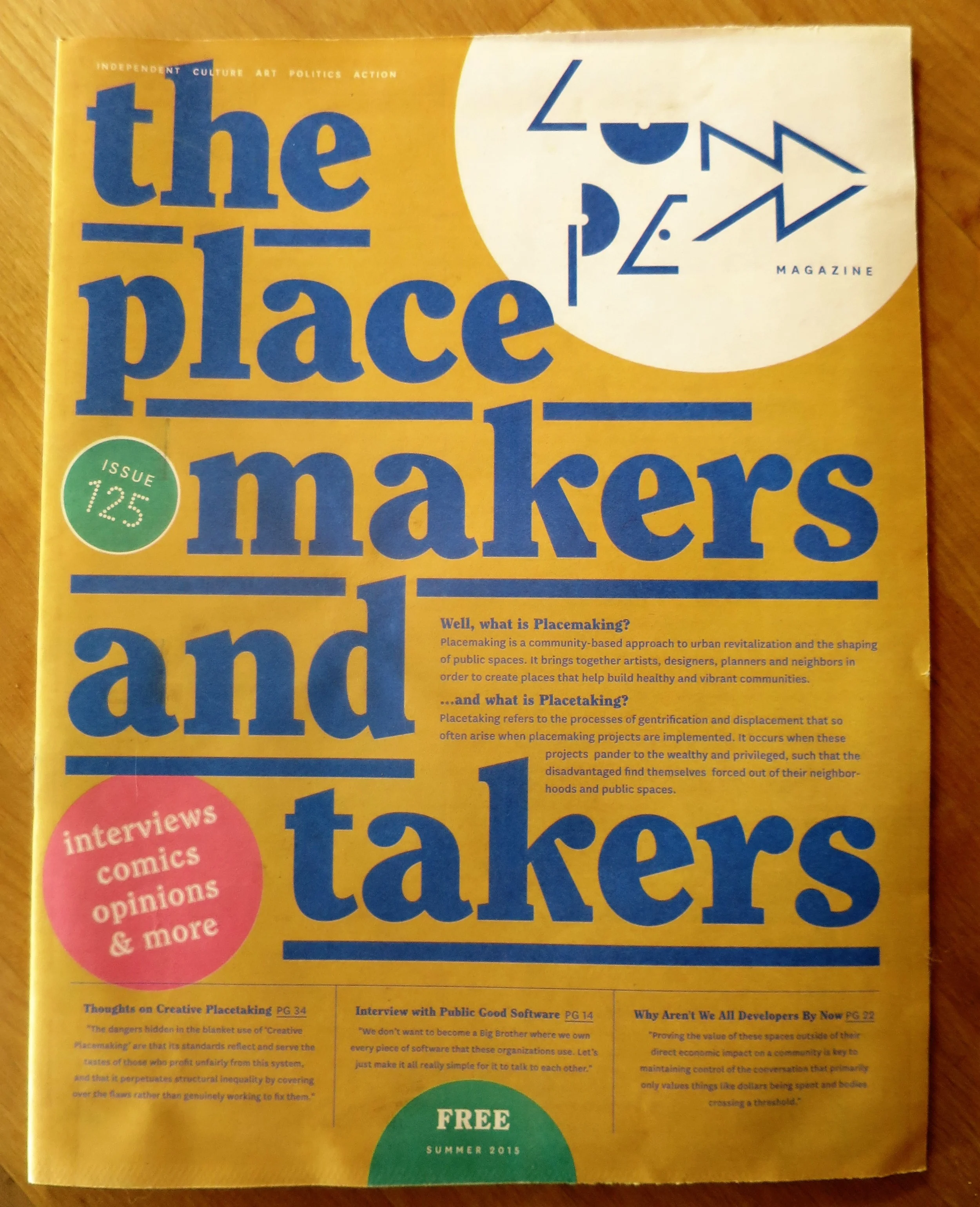 This article appeared in issue #125 of Lumpen, Summer 2015