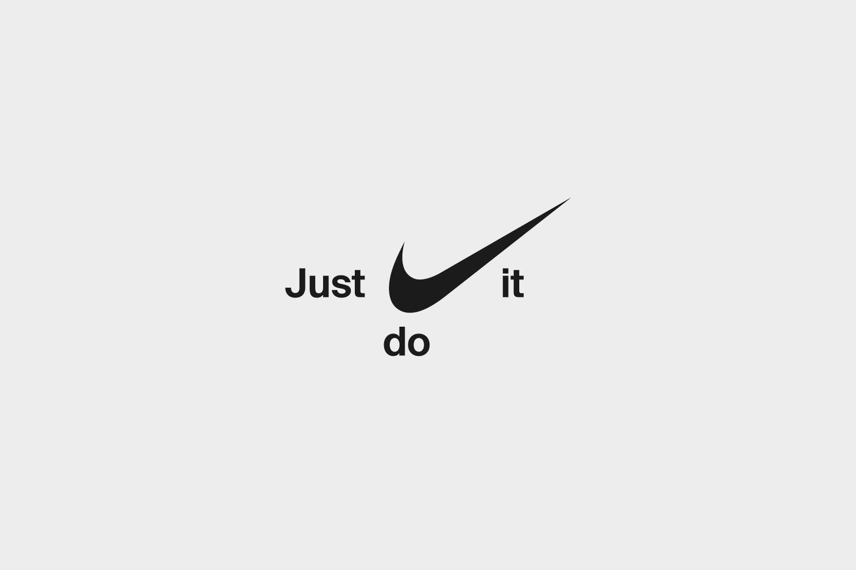 El uno al otro humedad acento Nike Just Do It — Johanne Lian Olsen