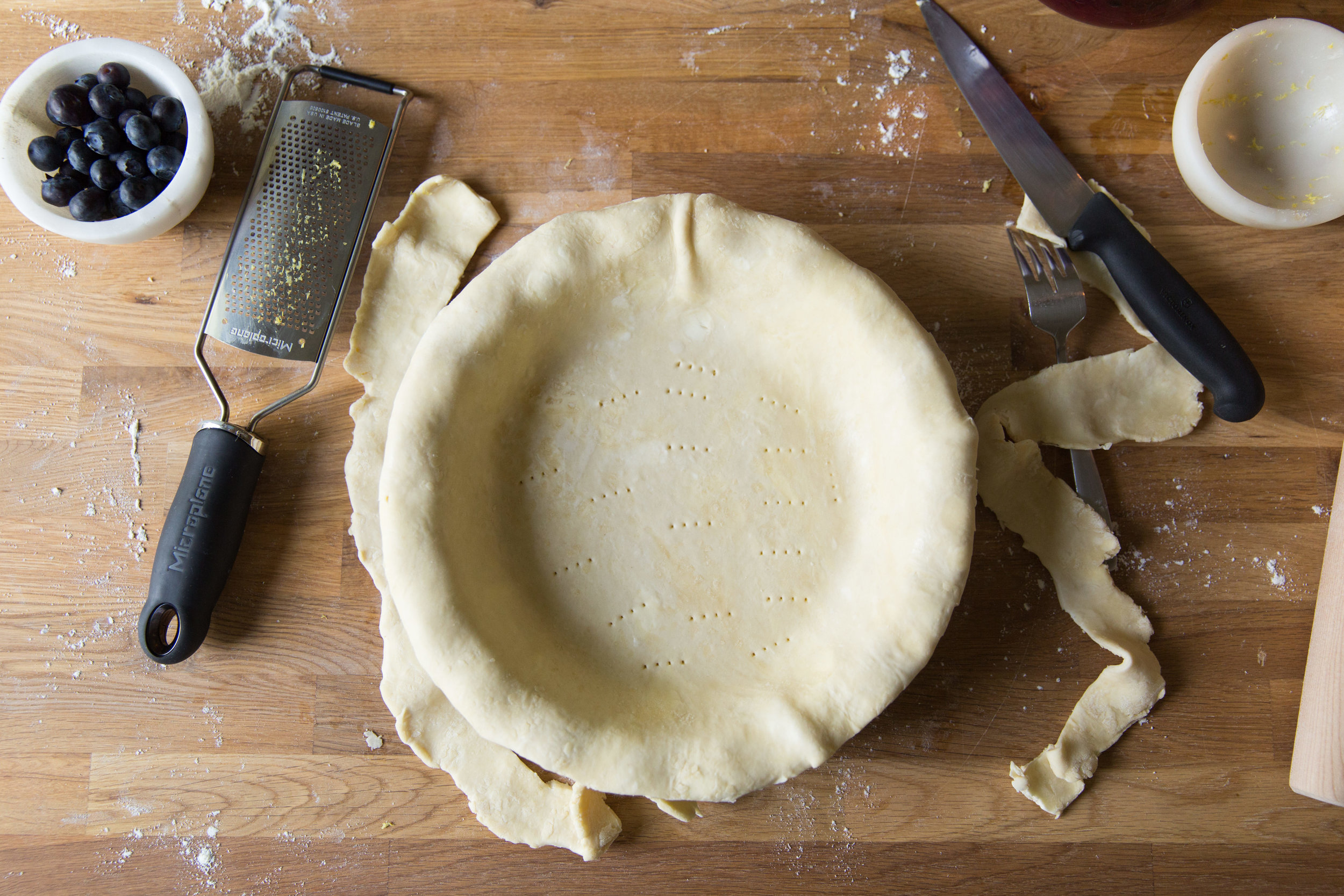 Fitting Pie Dough Into Pan