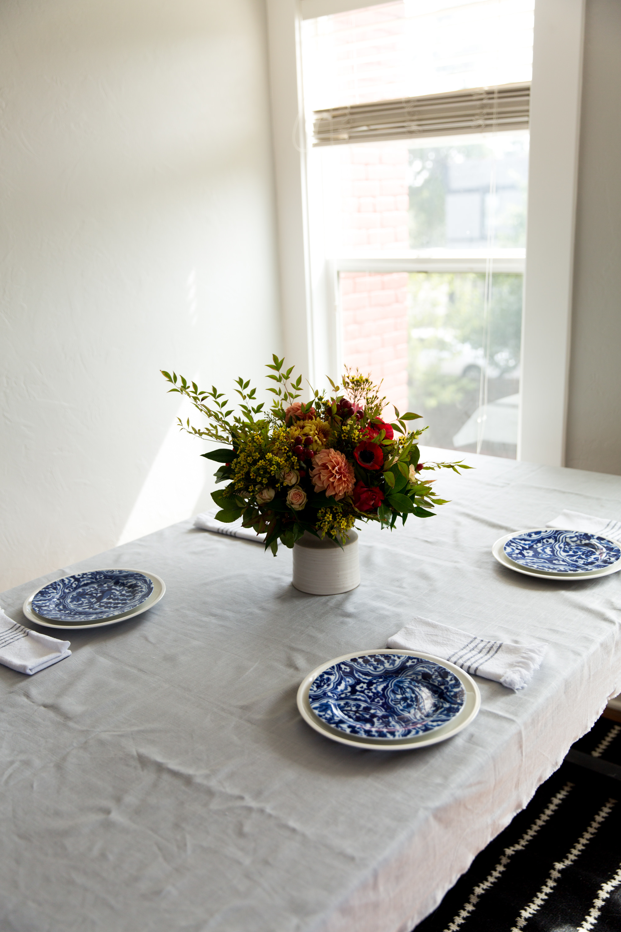 Fall Floral Tablescape