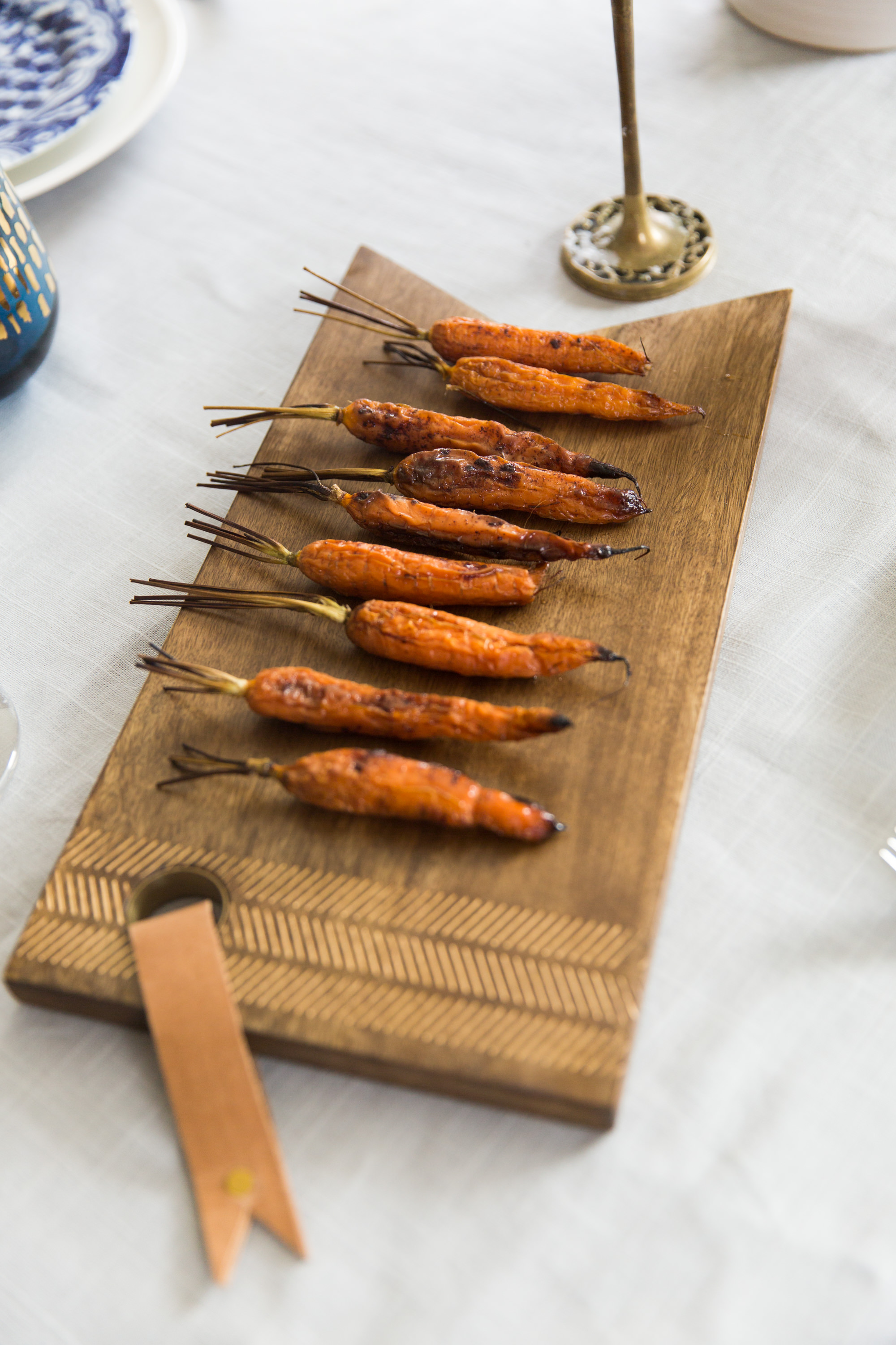 Plated Roasted Carrots
