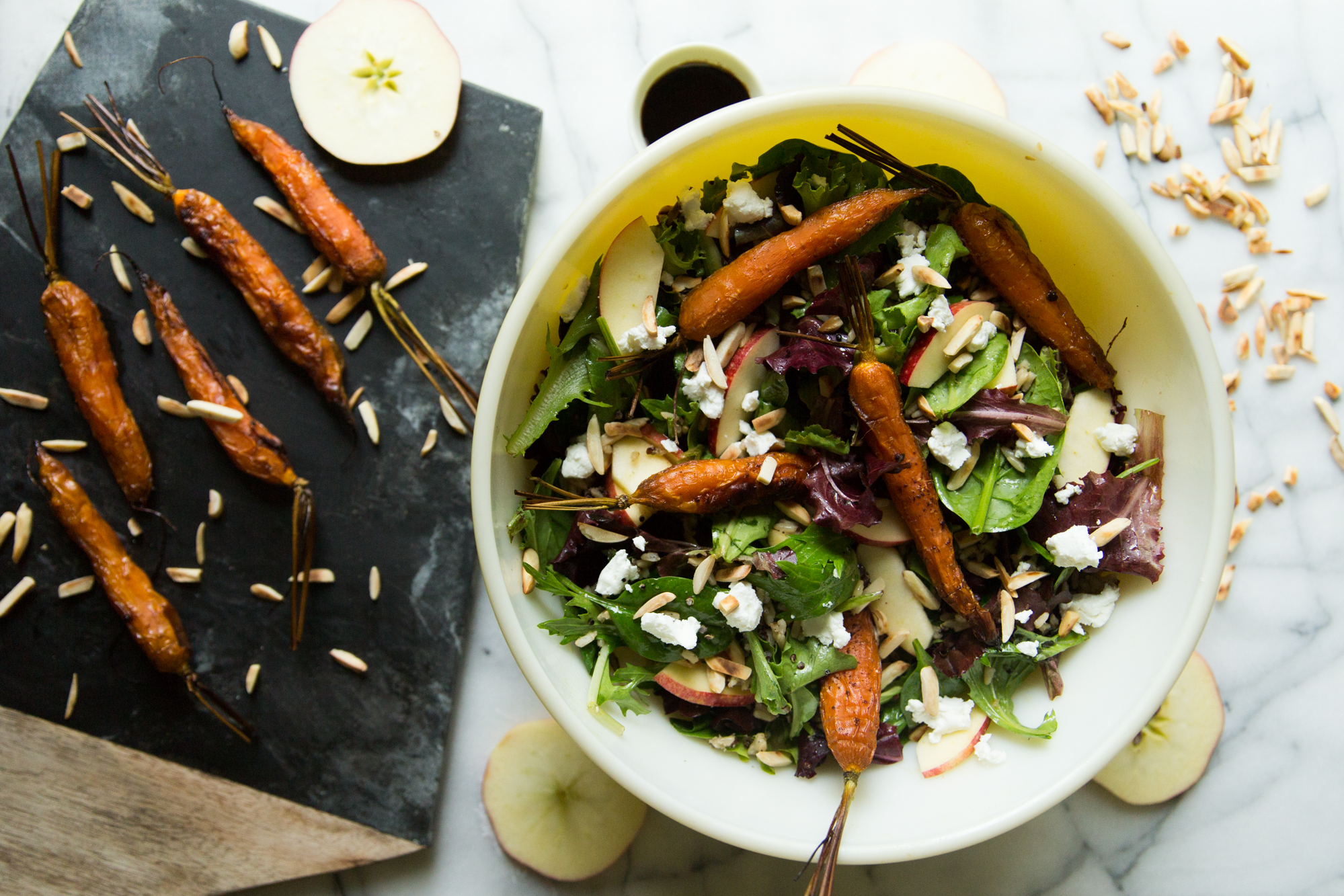 Fall Salad With Roasted Carrots