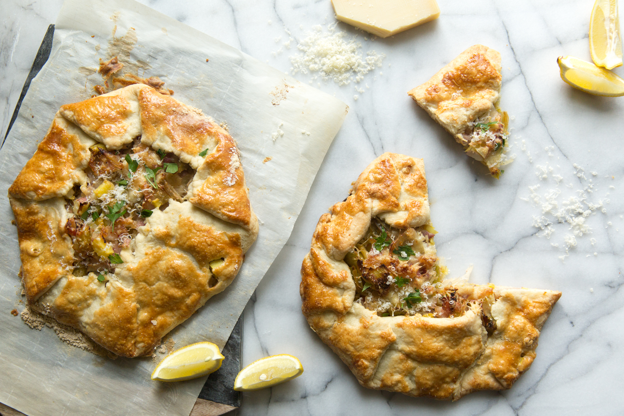 Leek & Bacon Galette