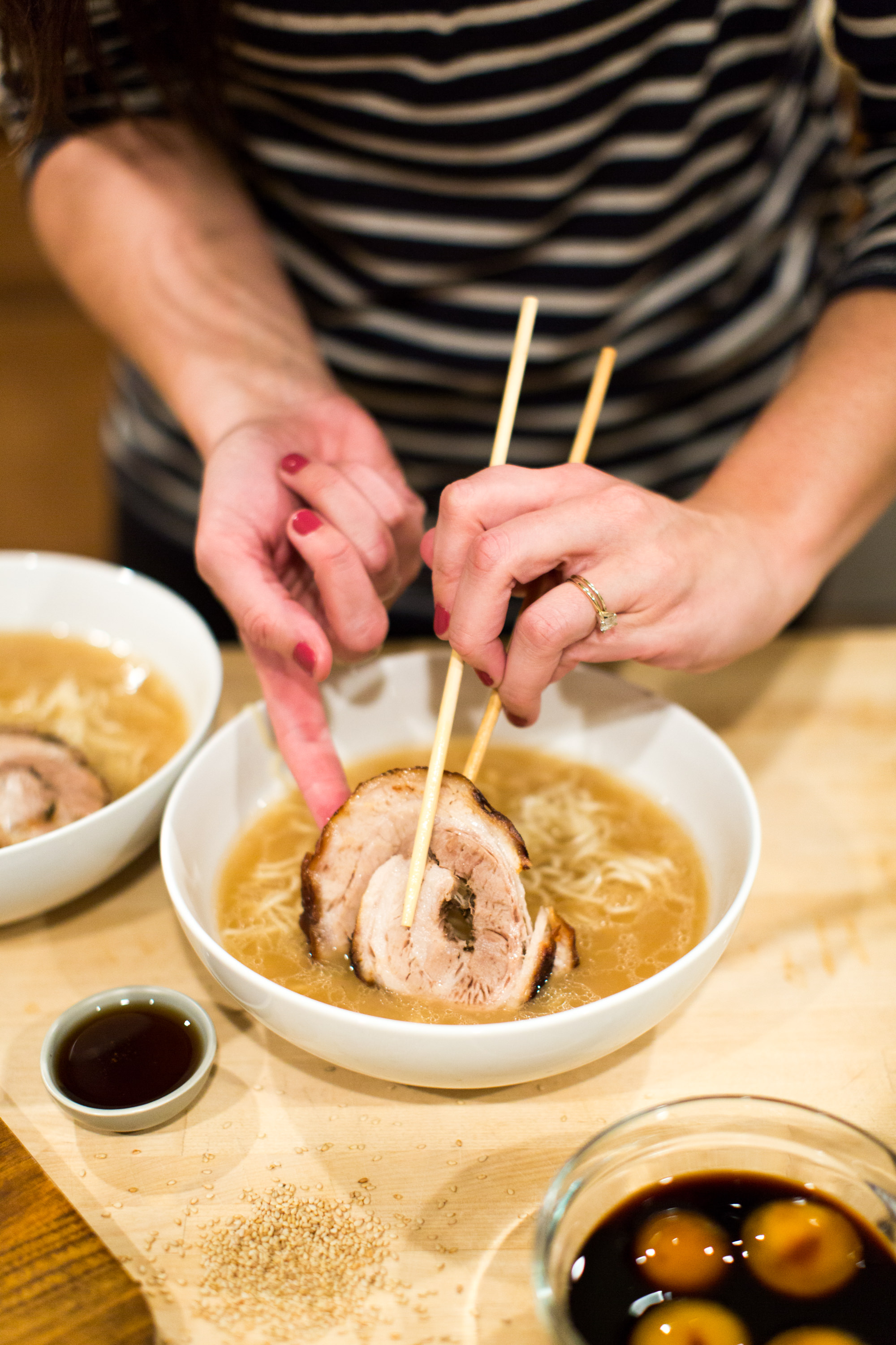 homemade tonkotsu ramen