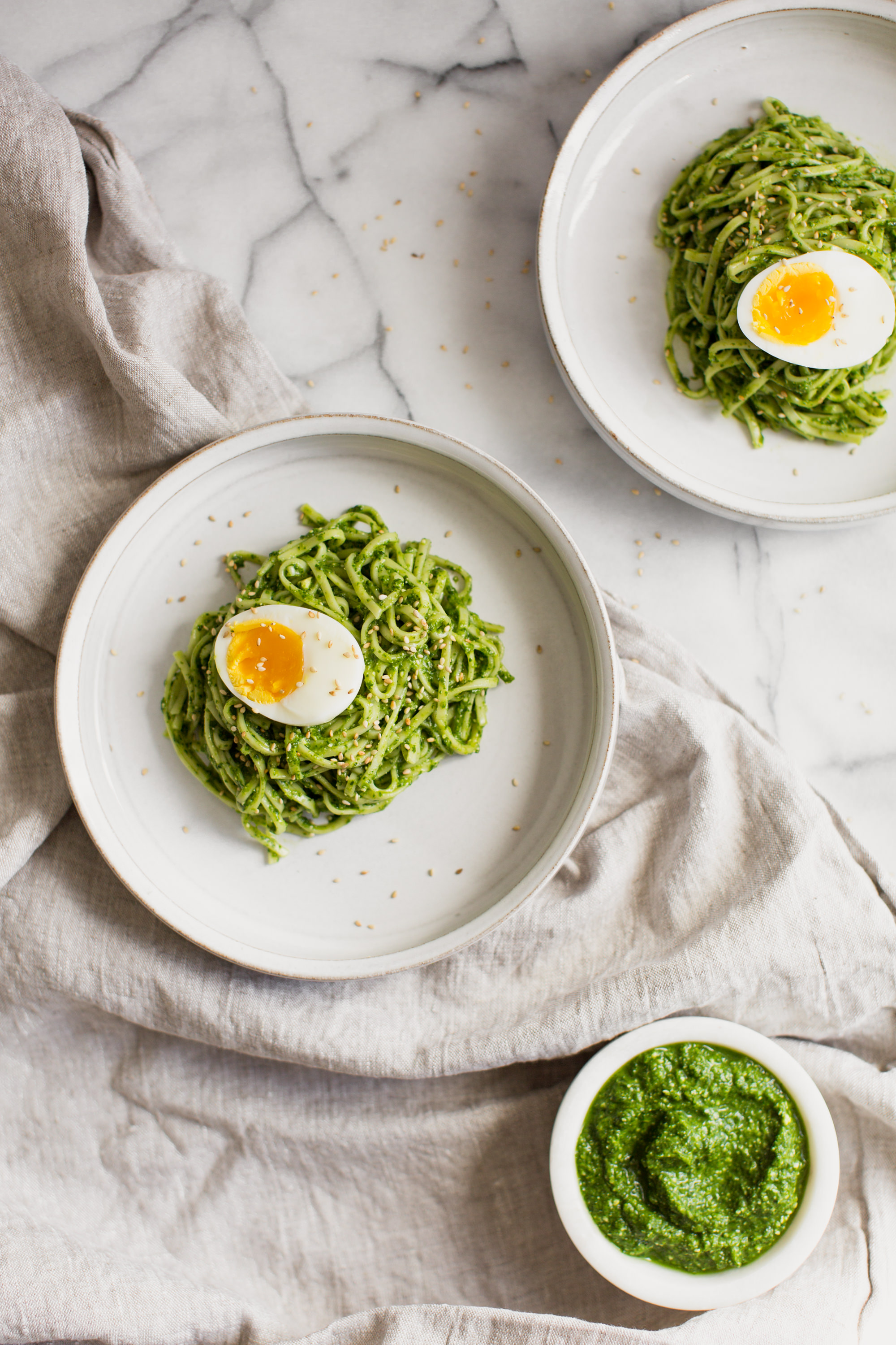 Miso Pesto Noodles