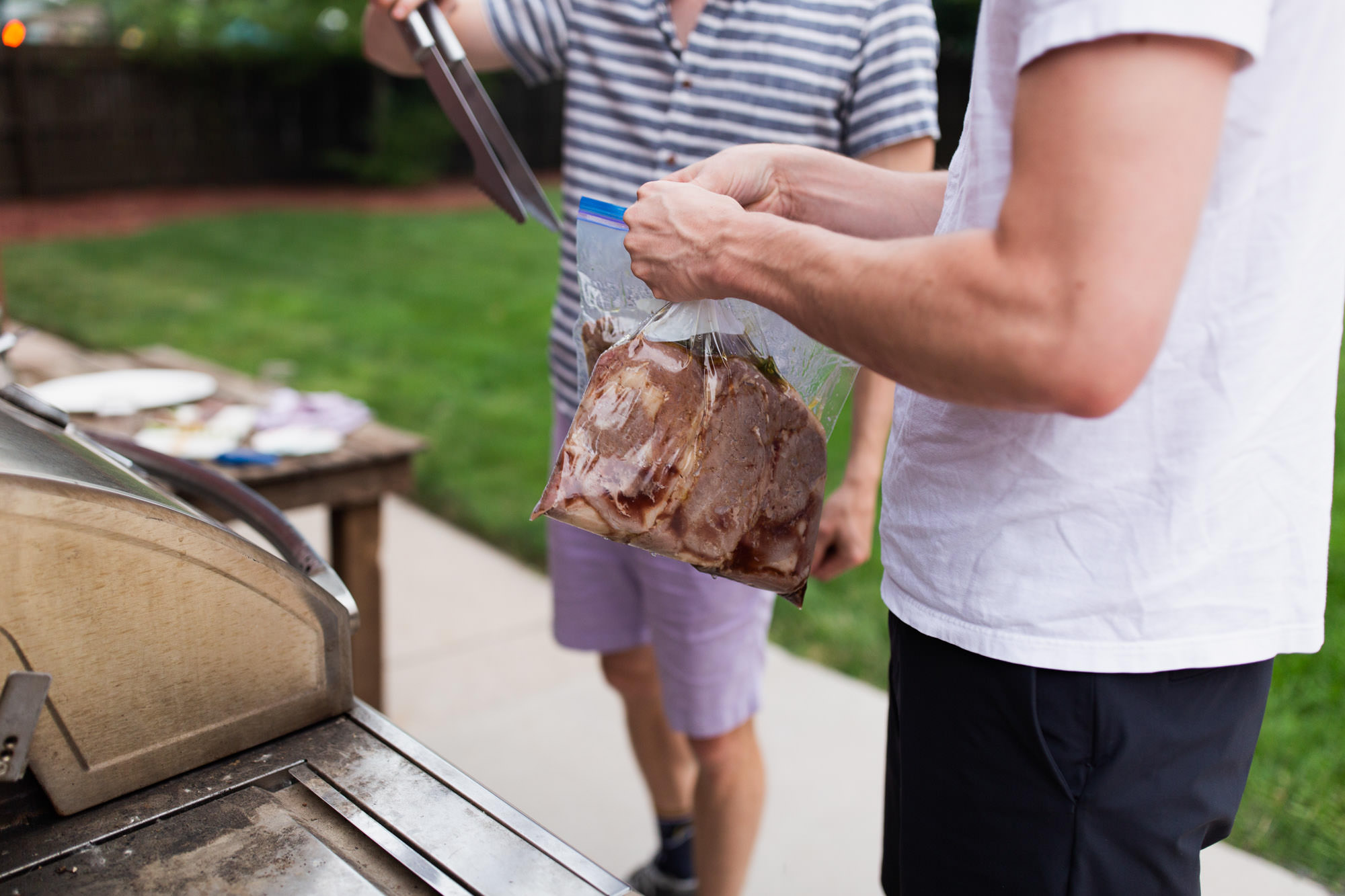 sous vide steaks