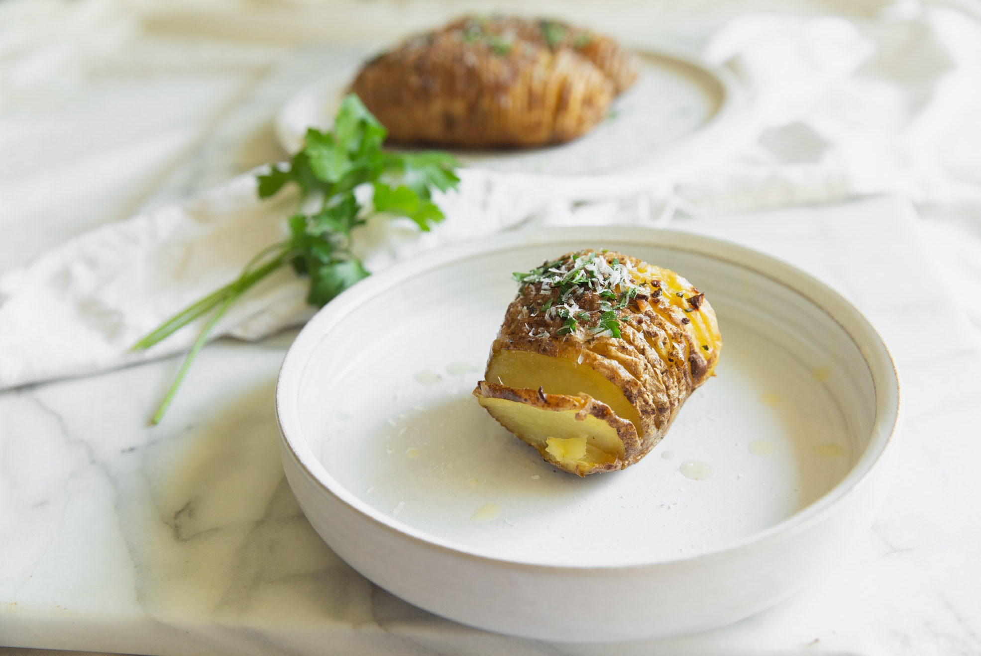 Easy Hasselback Potatoes Recipe - Joyful Healthy Eats