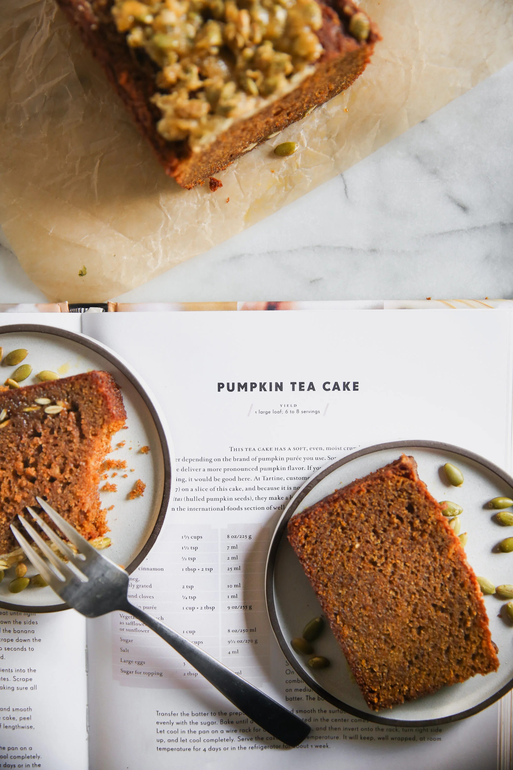 Pumpkin Tea Cake—Tartine Recipe Review — The Fond Life