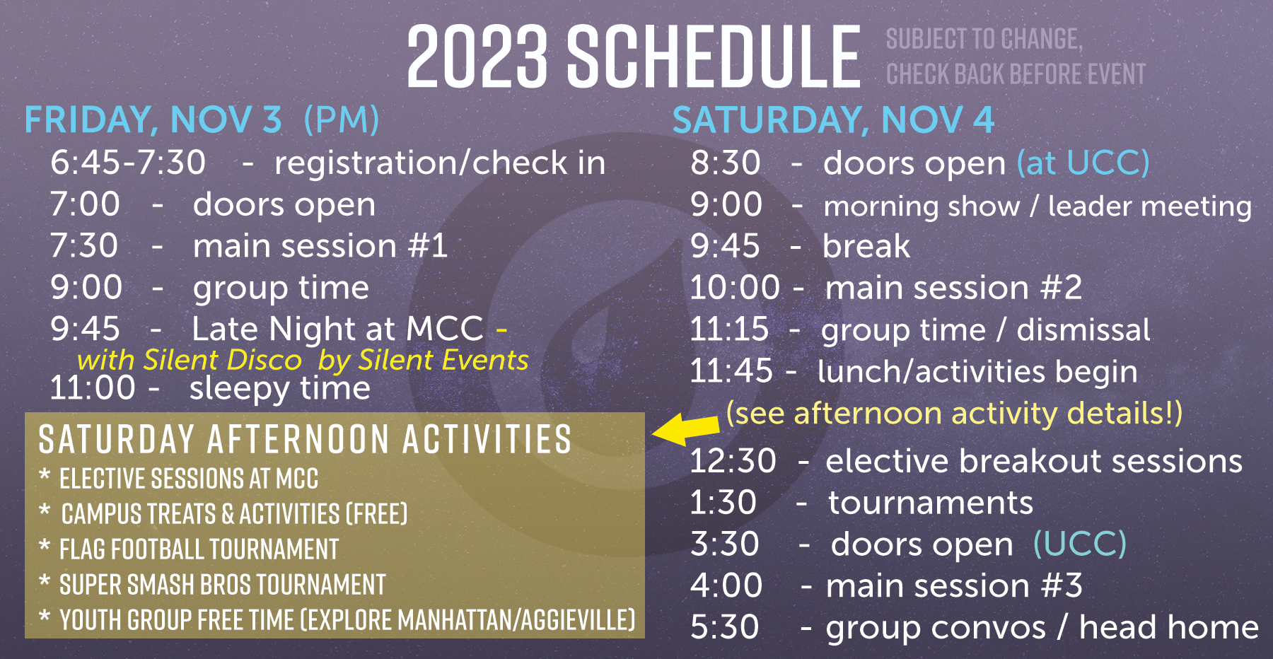 Oasis Conference