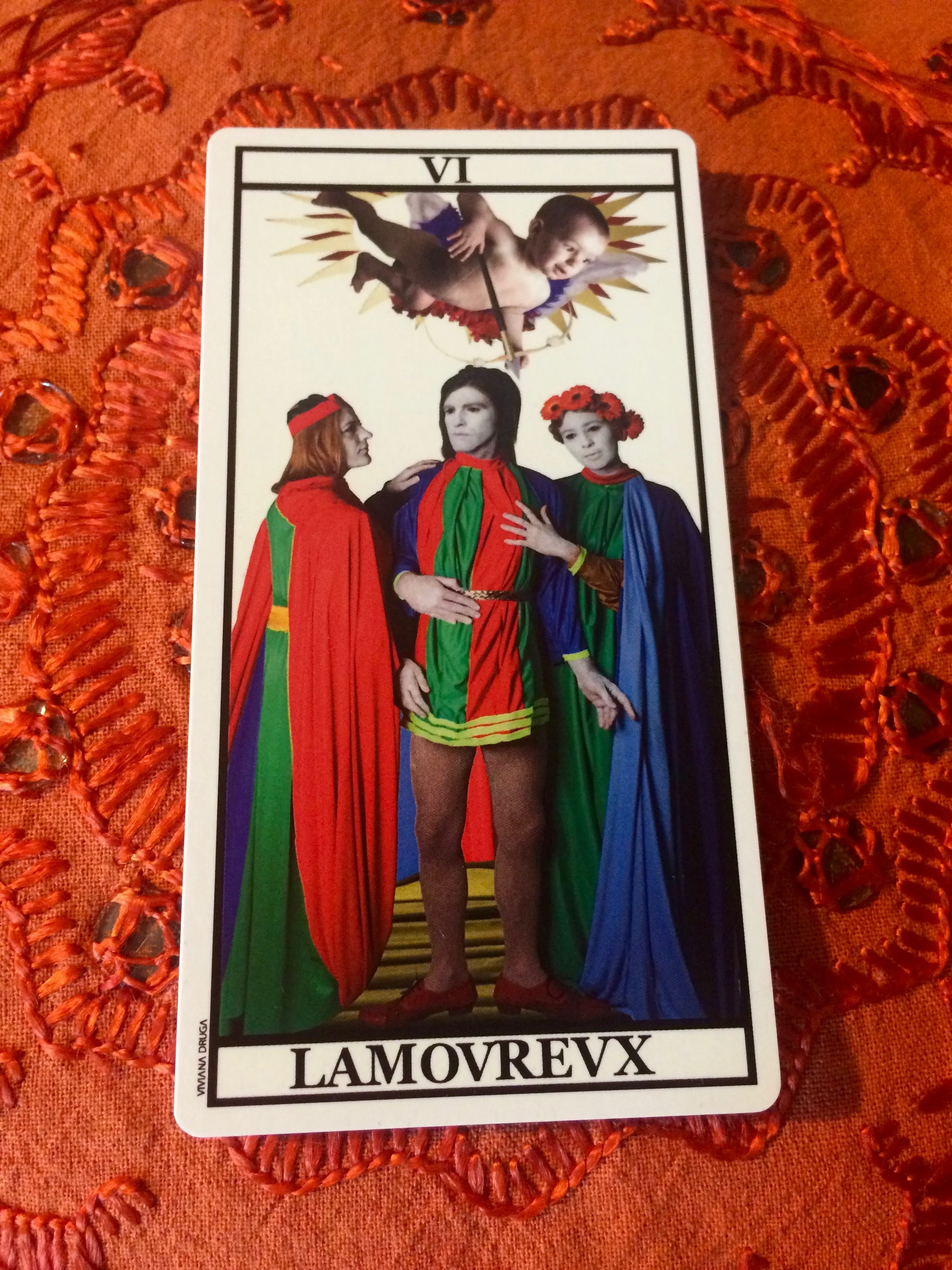 The Lovers card in the 22 + 1 deck