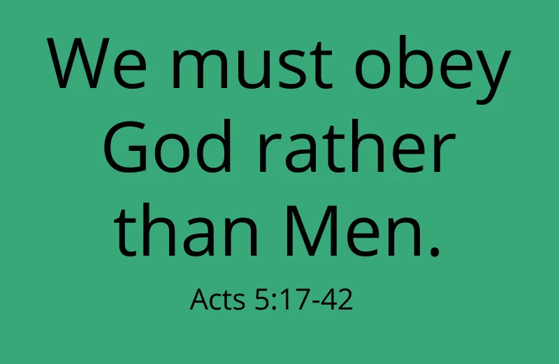FBP 546 - Obey God Rather Than Men