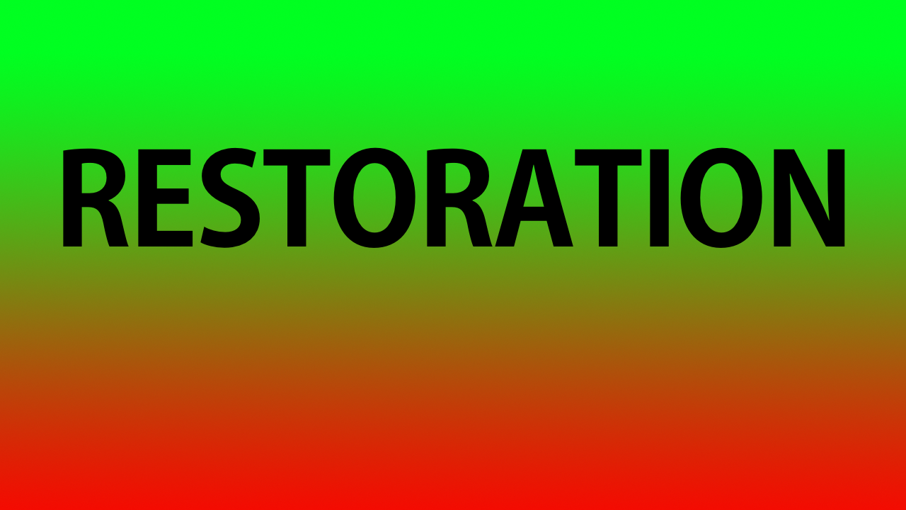 FBP 1006 - Restoration