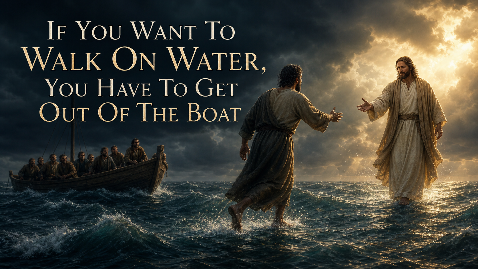 FBP 1040 - If You Want to Walk on Water, You Have to Get Out of the Boat