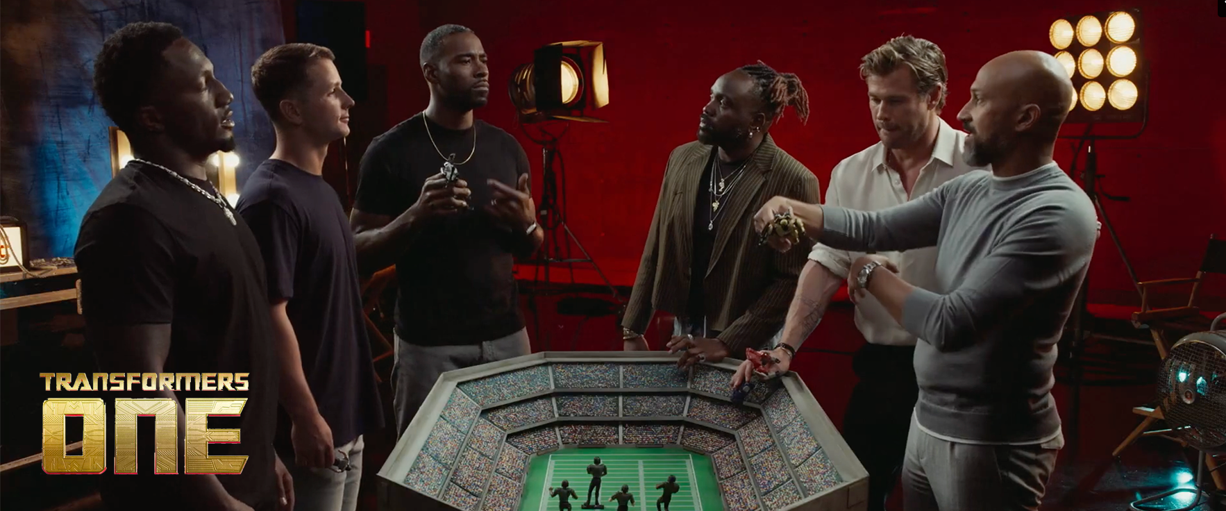 Transformers One | Robots in Jerseys (2024 Movie)  - Chris Hemsworth, Calvin Johnson