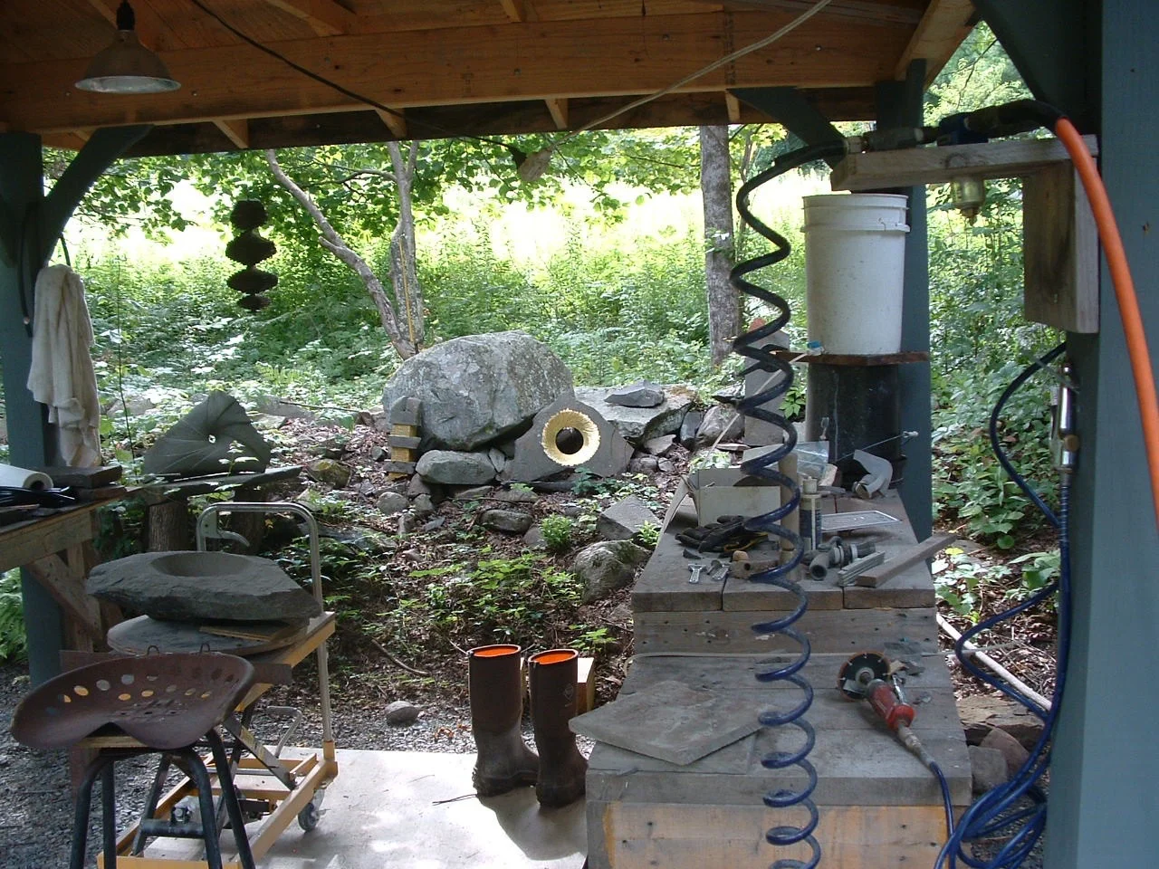 the out door sculpture studio