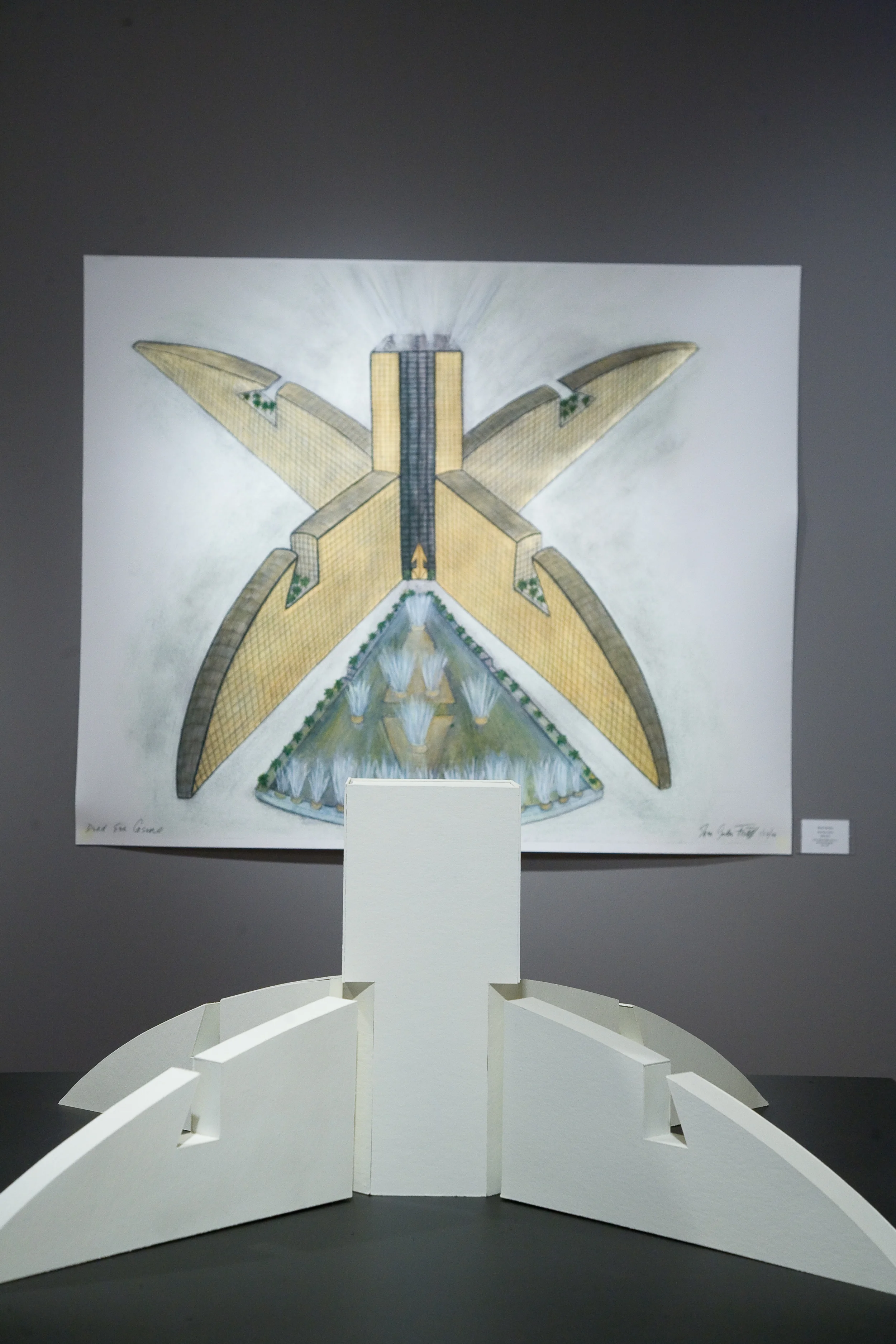 Dead Sea Casino Installation Shot. "Vanguards and Visionaries" at Leedy-Voulkos gallery. 2012.