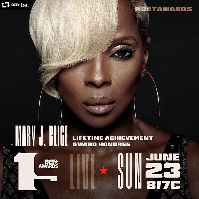 A well deserved recognition from @bet to an incredible artist @therealmaryjblige !

I&rsquo;ve had the honor to be her #playback #mixer for the past few years and have learned so much from this #legend. How do you get there? #hardwork #love #dedicati