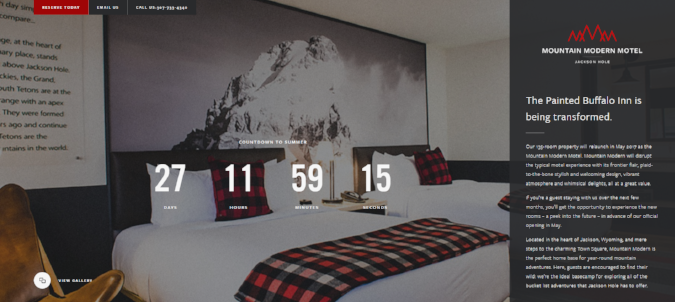 CHECK OUT THE GALLERY OF PICTURES on the NEW MOUNTAIN MODERN MOTEL (formerly known as the PAINTED BUFFALO MOTEL) http://mountainmodernmotel.com/#