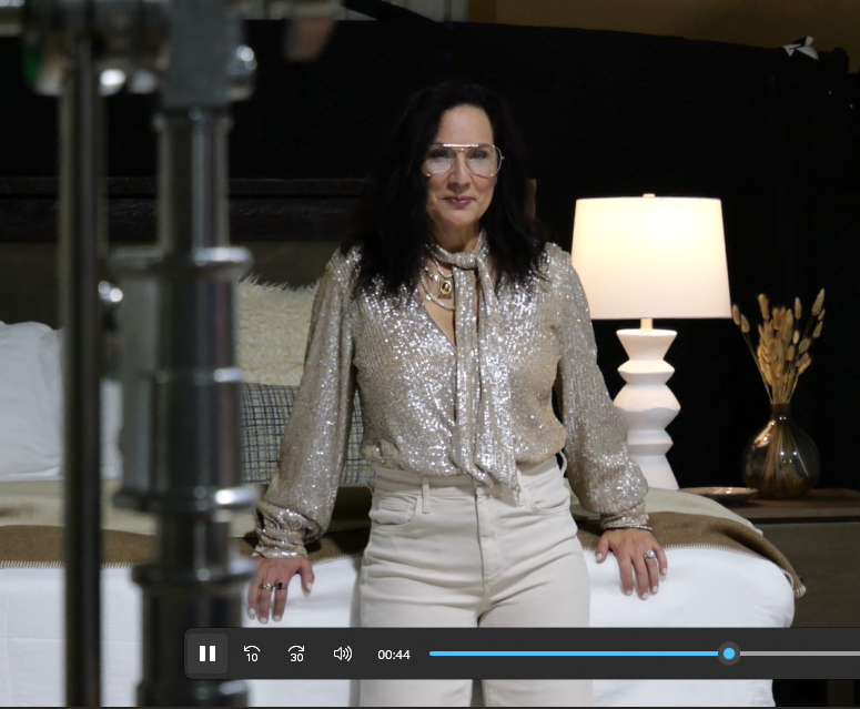 Joanne Palmisano photo shoot for furniture line