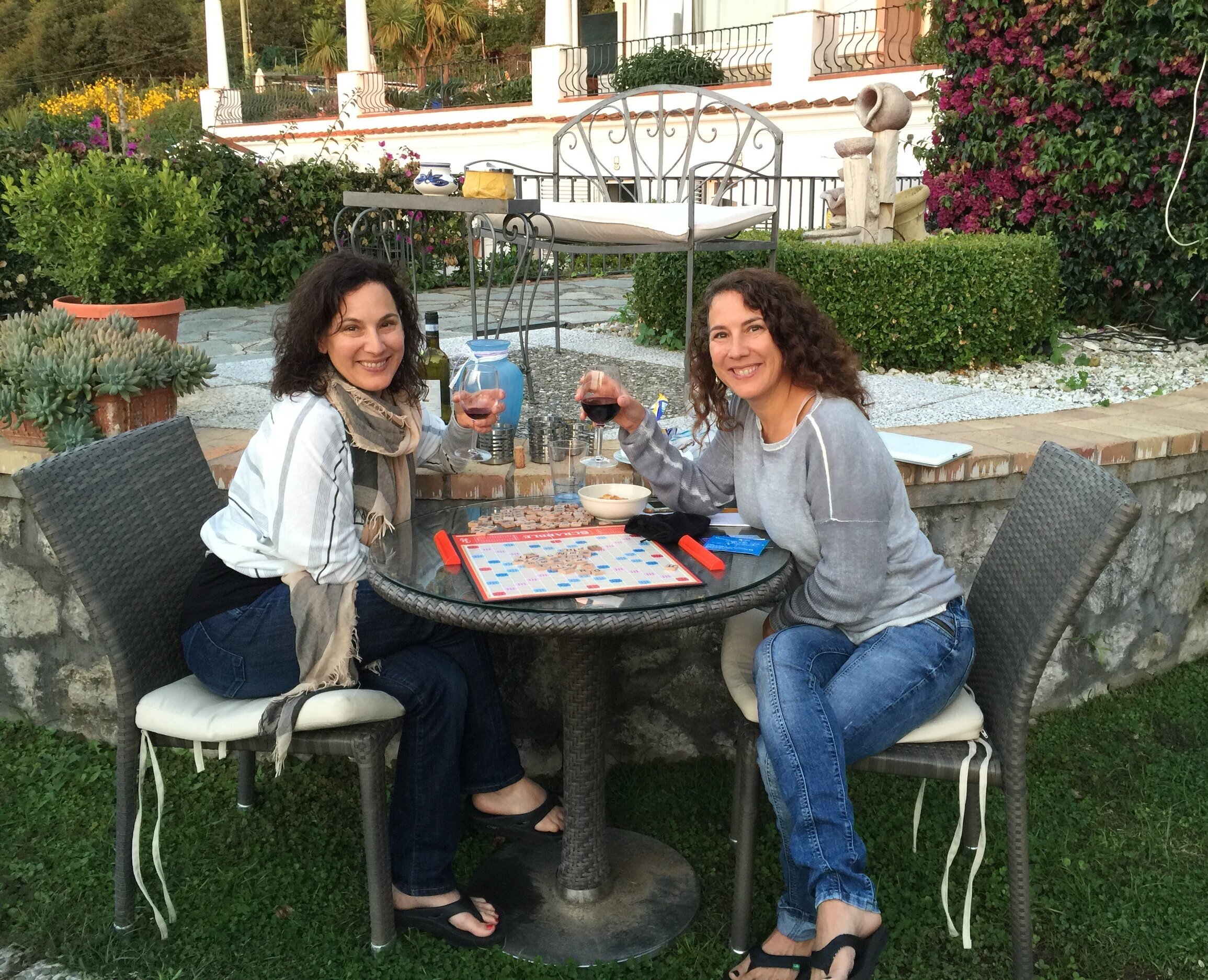 Rosanne+and+Joanne+Palmisano+in+Capri+Italy