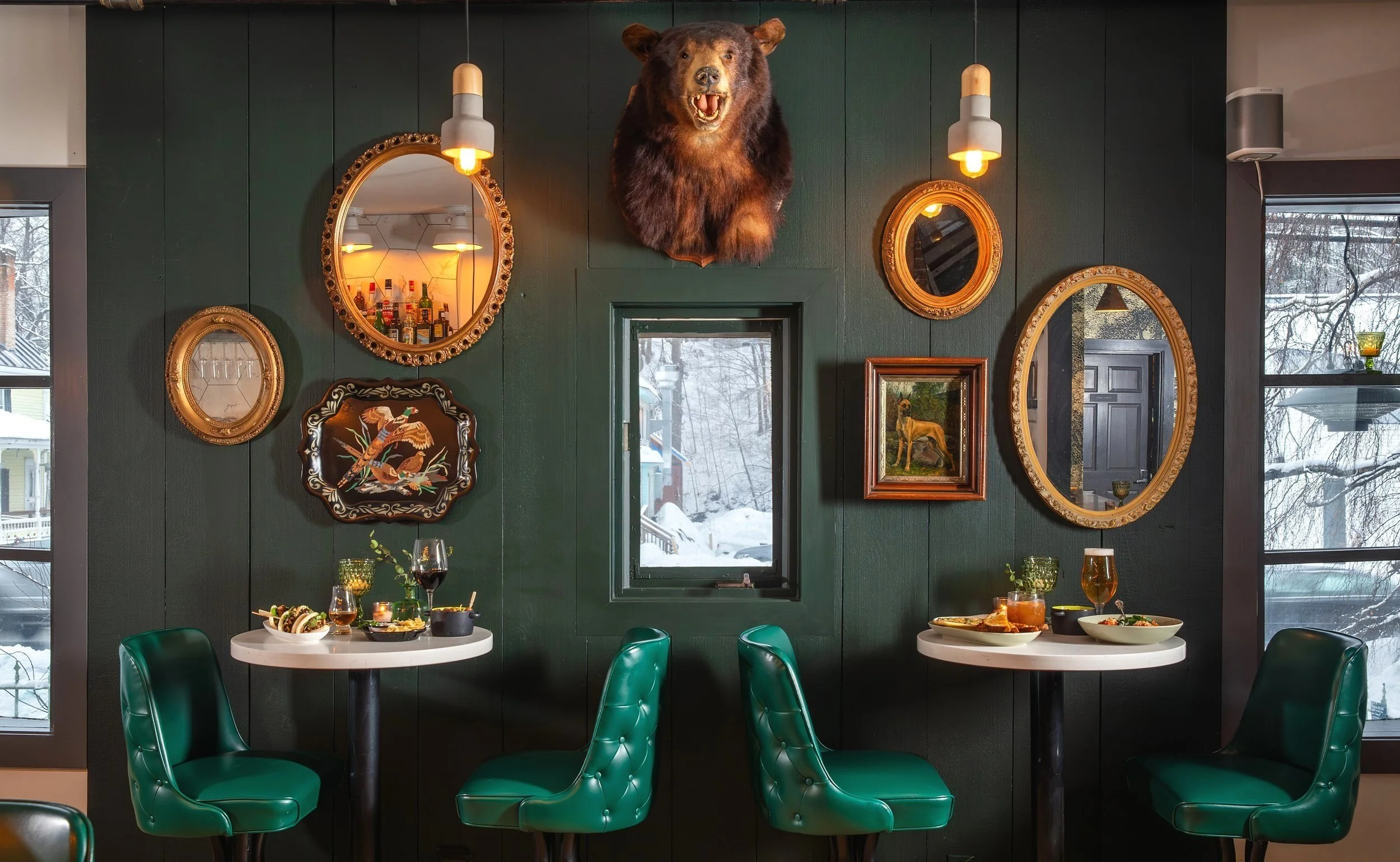 MODERN MOTEL BAR RENOVATION SEATING AREA