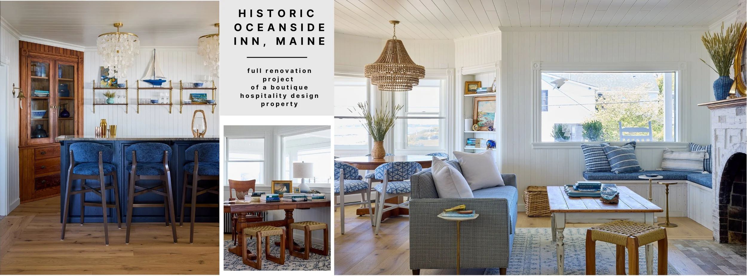 Full Renovation of the Historic Breakers Inn Higgins Beach Maine Interior Designer Joanne Palmisano