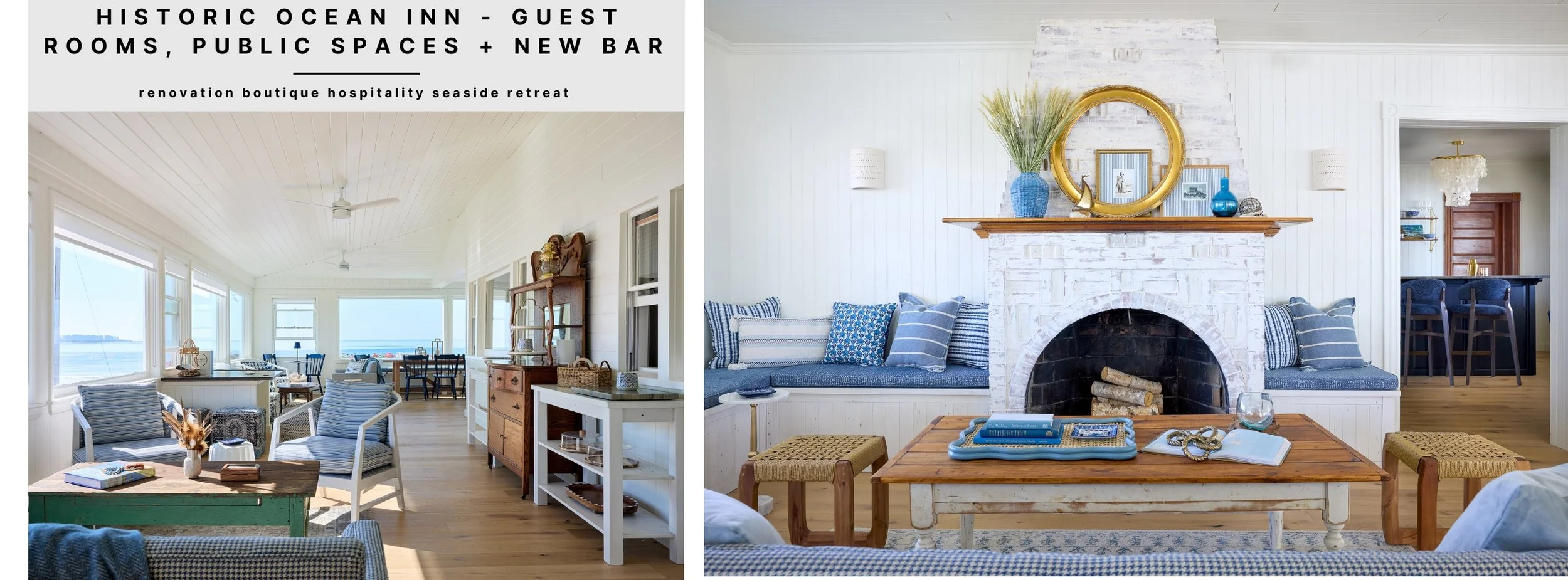 Revival of an Oceanside Inn, Maine, Boutique Hospitality Interior Designer Joanne Palmisano