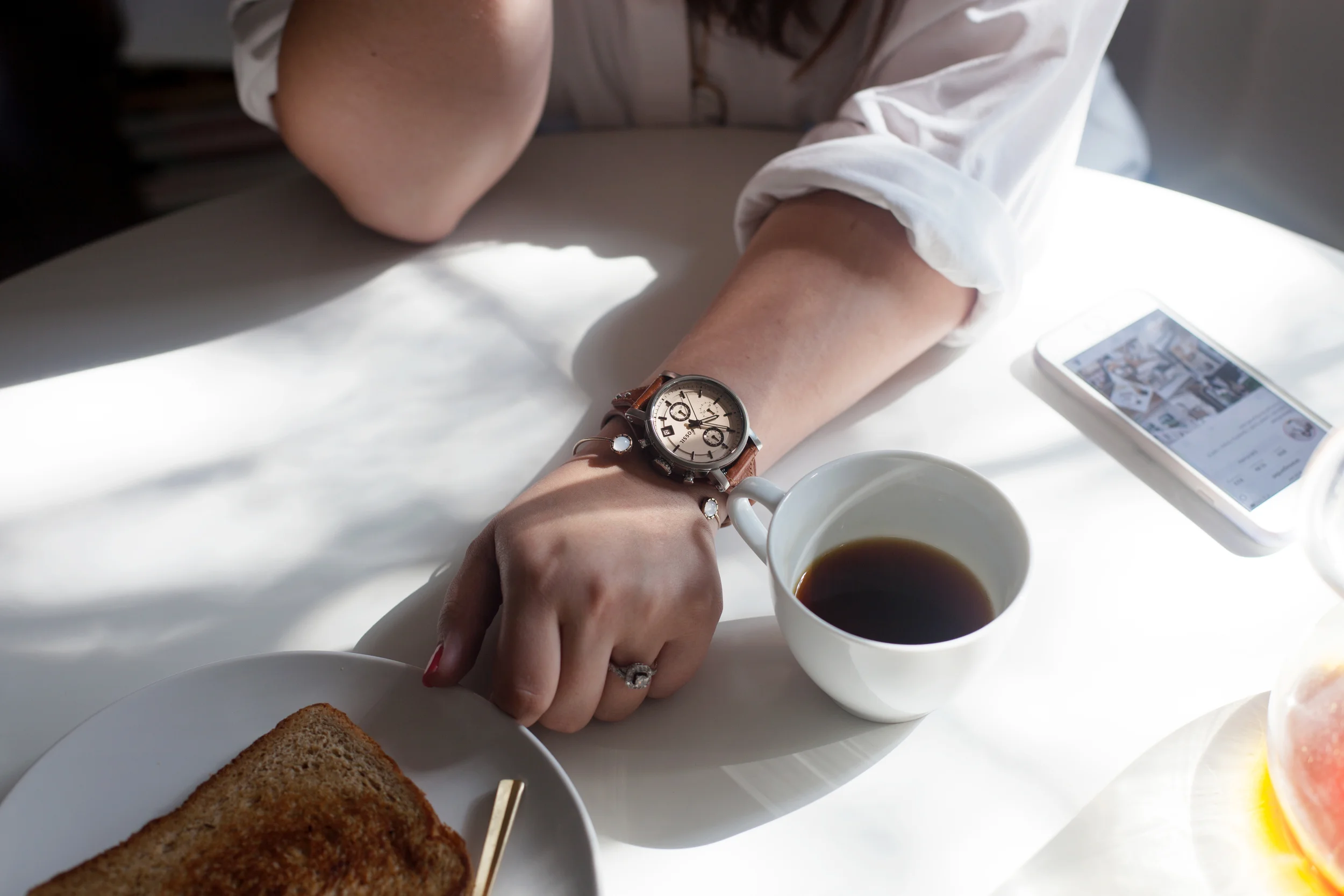 Thanks to @fossil for sending me this watch! Its beautiful! 