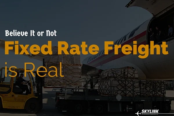 Believe It or Not, Fixed Rate Freight is Real