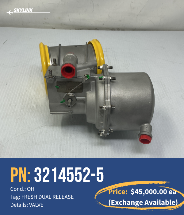 Critical Part Available: 3214552-5 Valve — Skylink