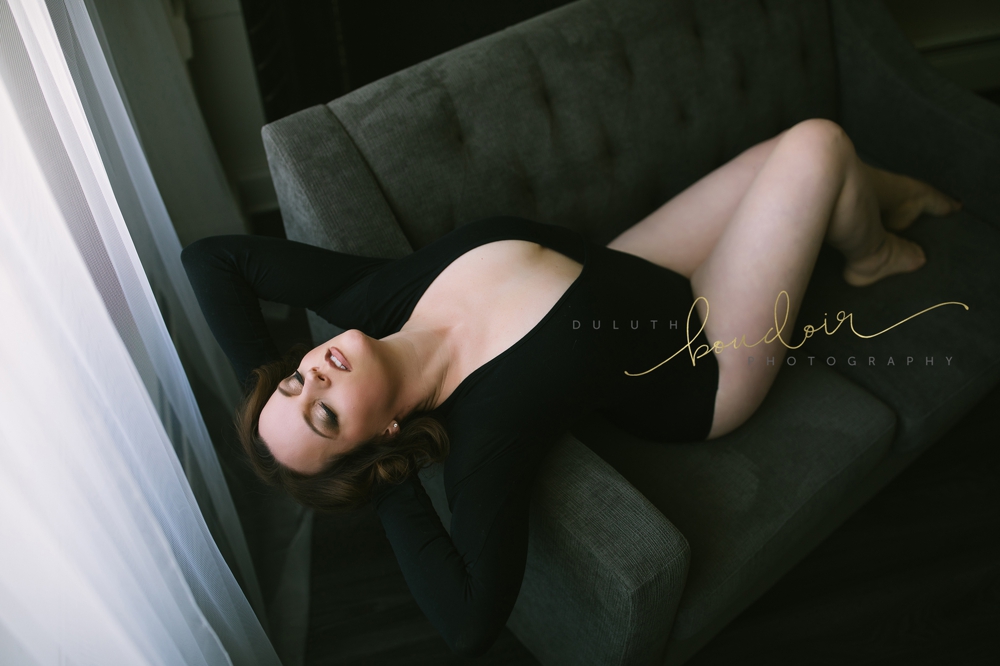 H&M bodysuit on Kim for her Duluth Boudoir Photgraphy session, Minnesota