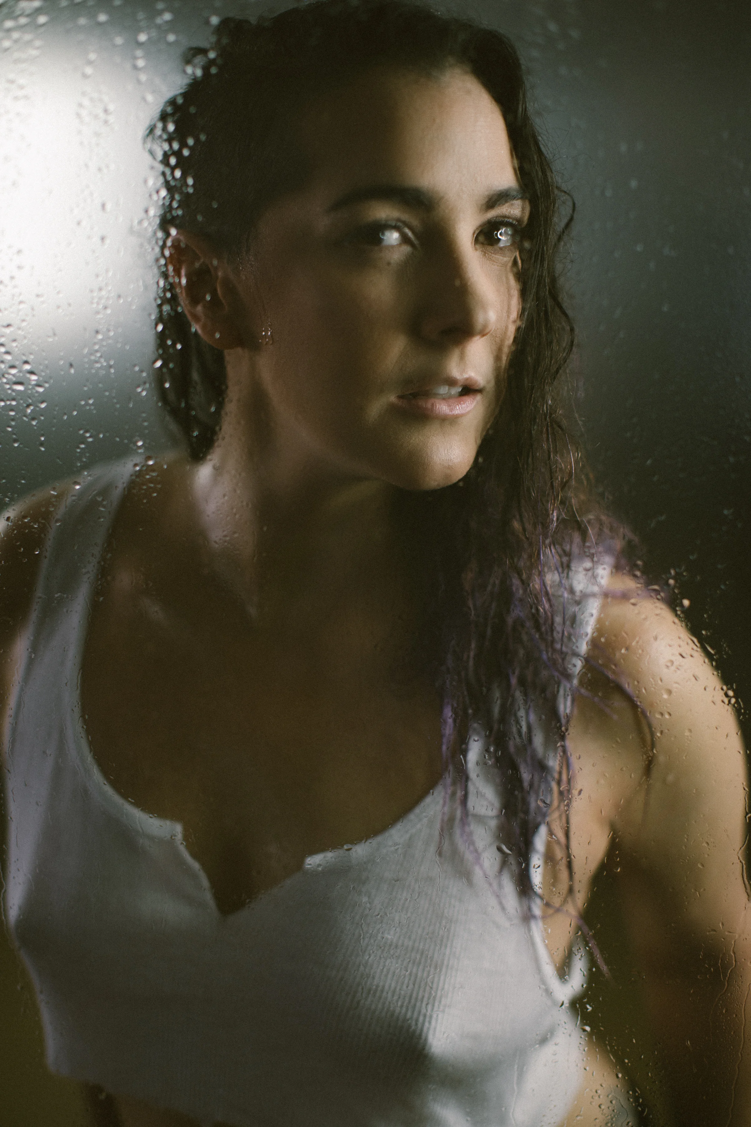 Shower Scene at Duluth Boudoir Photography