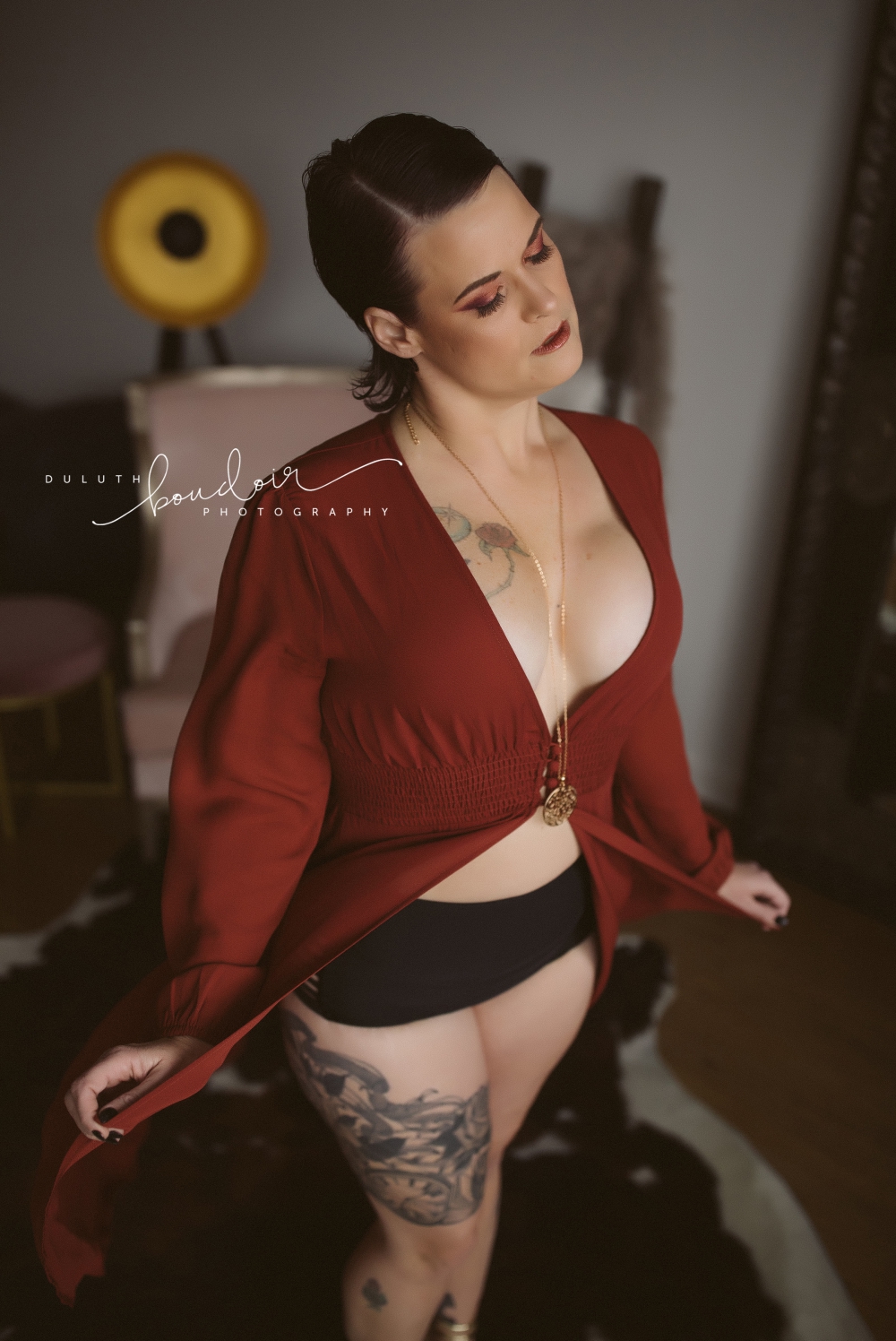 Session at Duluth Boudoir Photography by Mad Chicken Studio #duluthboudoirphotography #madchickenstudio #madchickenstudioboudoir #duluthboudoir