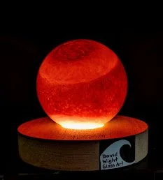 Wooden Lighted Pedestal