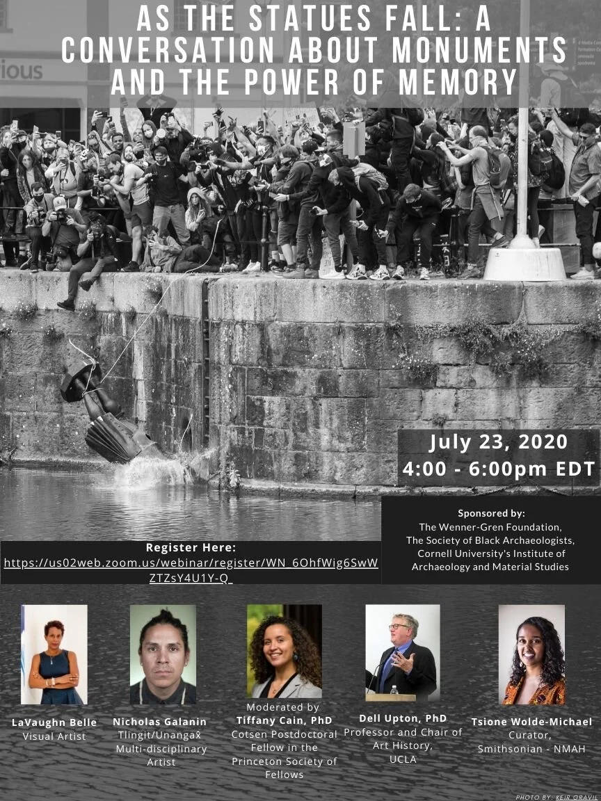 &nbsp;VIRTUAL EVENT: As the Statues Fall: A Conversation about Monuments and the Power of Memory