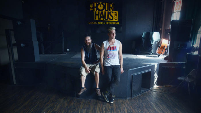 The organizers of Ratscape in 2014, Mike Franklin and Joshua Schleupner (J.M. Giordano) from CITY PAPER, " We Are the Rats ," by Brandon Weigel. 