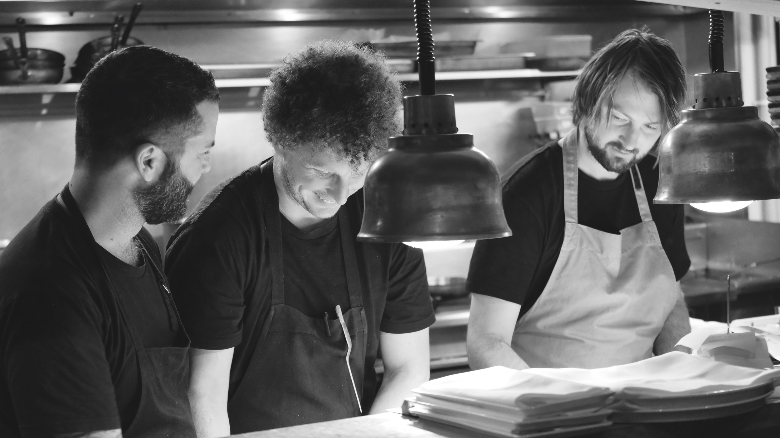 THE GERARD'S BISTRO TEAM GETTING READY FOR SERVICE