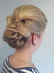 Swept Back Into Low Bun